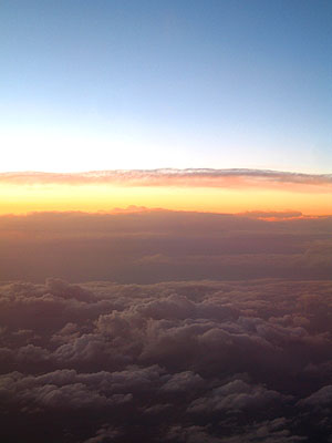 Sunset from Plane 1