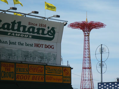 Nathans, Coney Island, Coney Island, July 2005