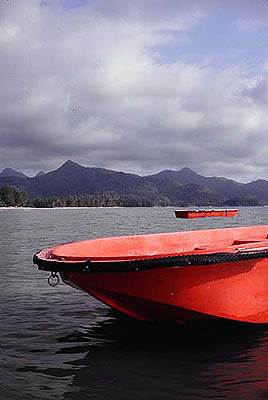 Boats, Ko Chang, Ko Chang, February 2004