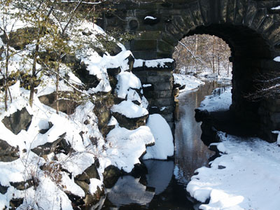 Central Park Tunnel, Snow 2, New York City, December 2005