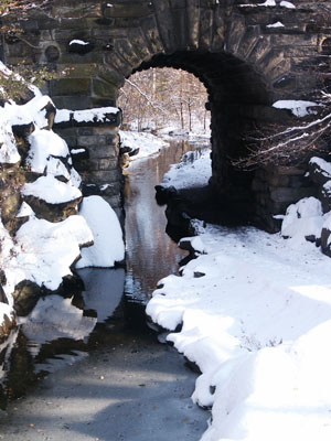 Central Park Tunnel, Snow, New York City, December 2005