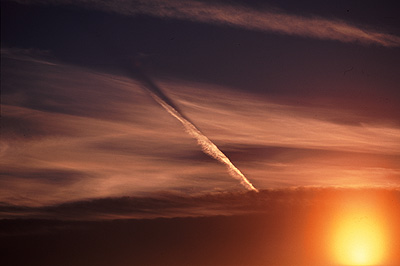 Contrail Shadow