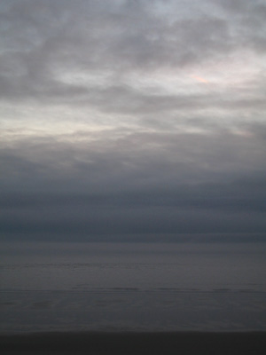 Beach in Fog, Oceanside, Oregon, October 2006