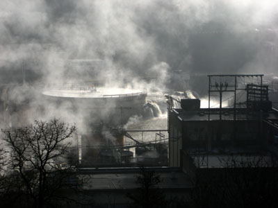 Willamette Falls, Paper Mill 4, Oregon City, OR, January 2008