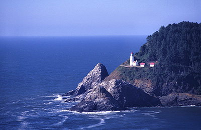 Haceta Head Lighthouse, Yachats, Oregon, December 2000