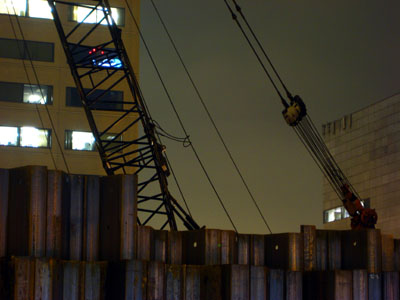 Downtown Construction at Night 3