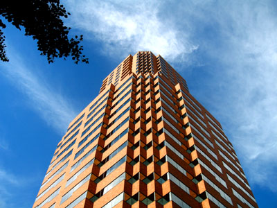 KOIN Tower, Sky, Portland, OR, August 2007
