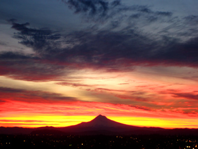 Mount Hood Sunrise 14, Portland, OR, February 2008