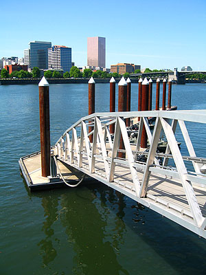 Boat Dock, Downtown Portland, Portland, Oregon, May 2007