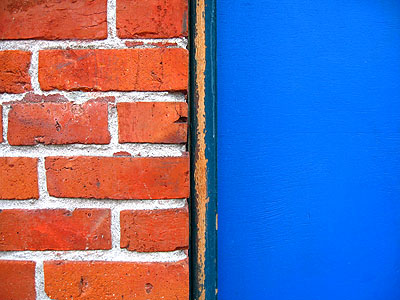 Brick & Blue Door, Portland, Oregon, March 2007