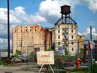 Centennial Mills, No Parking Sign