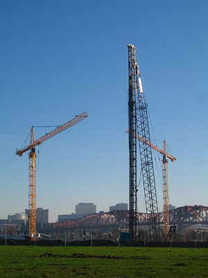 Cranes, North Pearl District 