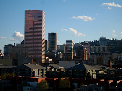 Downtown Portland from Broadway Bridge 1