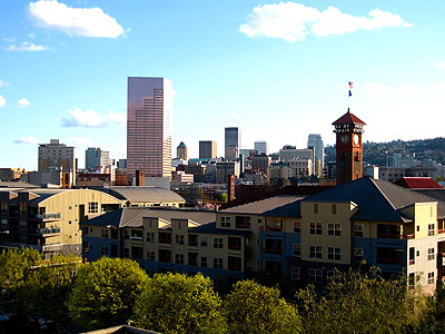 Downtown Portland from Broadway Bridge 2
