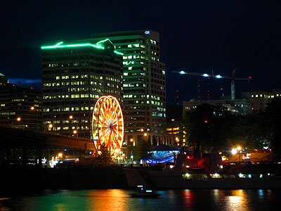 Downtown Portland, Rose Festival Lights 4