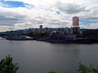 Downtown Portland, US Gunships 1