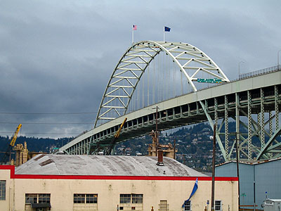 Fremont Bridge 2, Portland, Oregon, March 2007