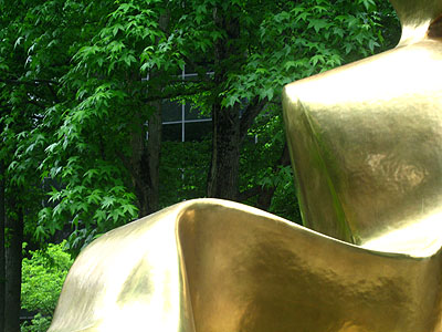 Gold Statue, Portland, Oregon, May 2007