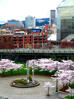 Japanese American Historical Plaza, Portland, Oregon, March 2007