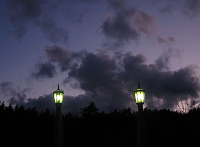 Lanterns, Sunset