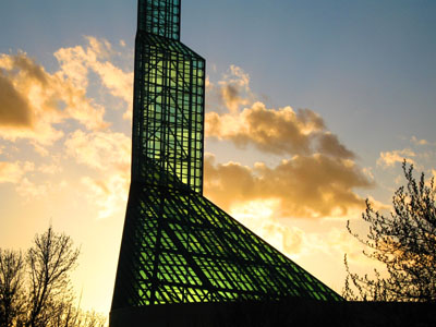 Portland Convention Center at Sunset 2