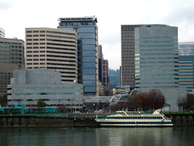 Portland from East Side Esplanade