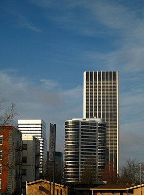 Portland Plaza and Wells Fargo Tower