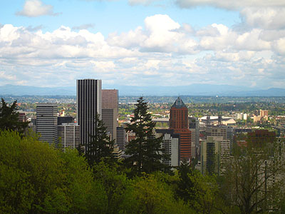 Portland Skyline, Marquam Hill
