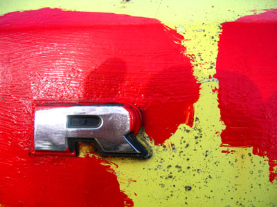 R, Red and Yellow Paint