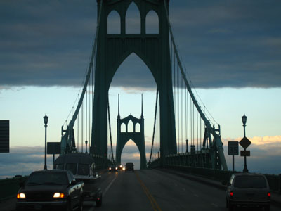 Saint Johns Bridge Traffic