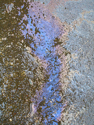 Sidewalk & Oil 2, Portland, Oregon, March 2007