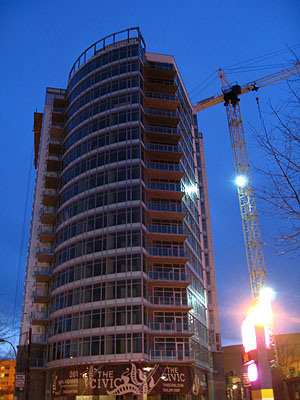 The Civic, Under Construction