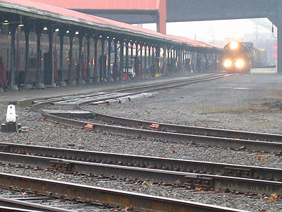 Train Entering Union Station