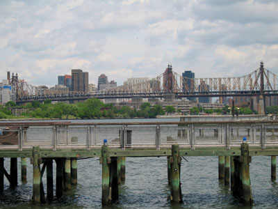 North from Queens to the Queensboro Bridge
