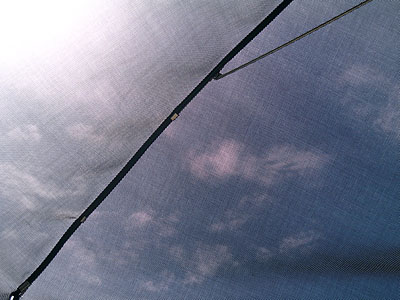 Sky Through Umbrella